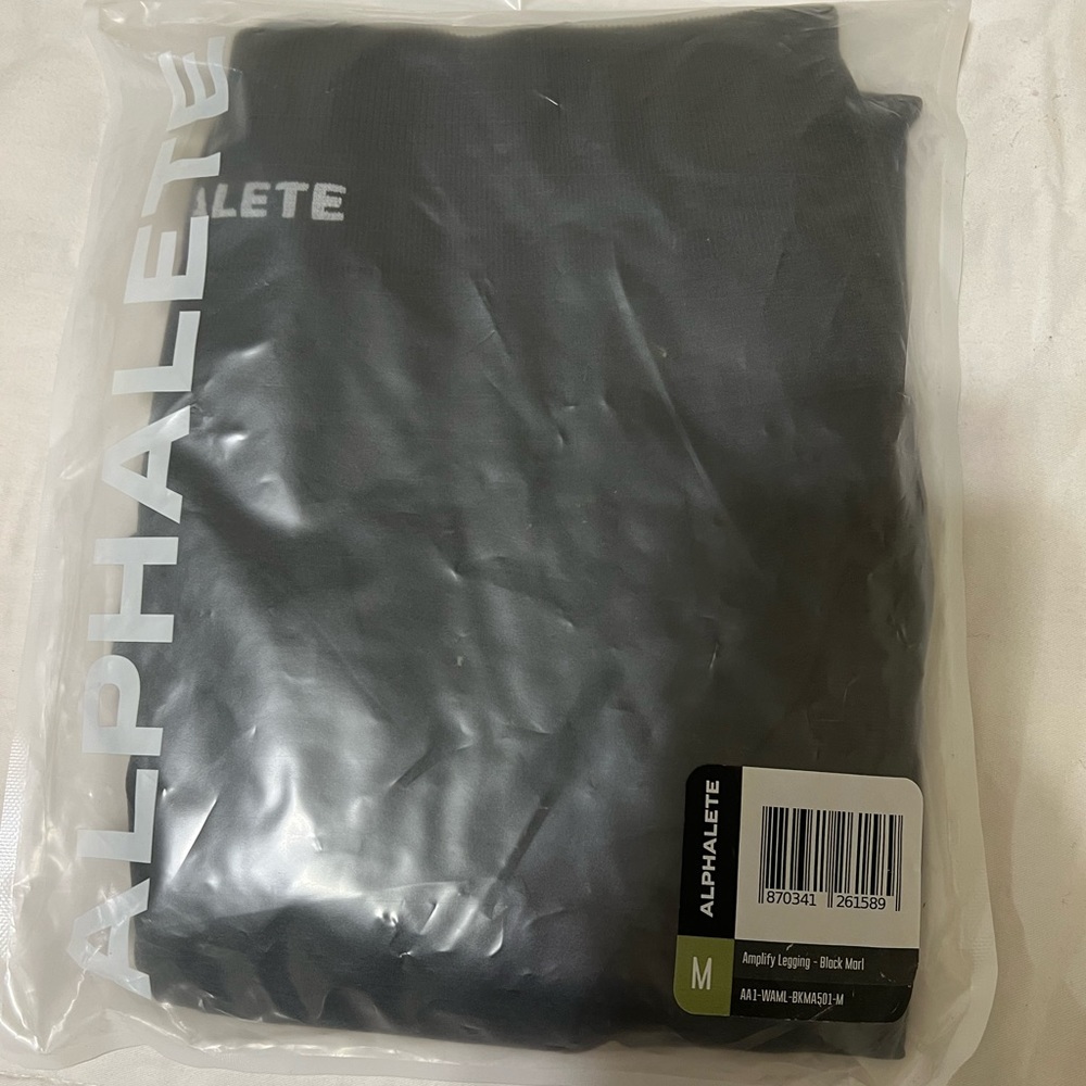 ‼️SOLD - Amplify Leggings in Black Marl